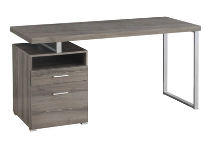 The Computer Desk For Home Office features a contemporary design, storage drawers, and flexible left or right setup—ideal for laptops and modern offices.