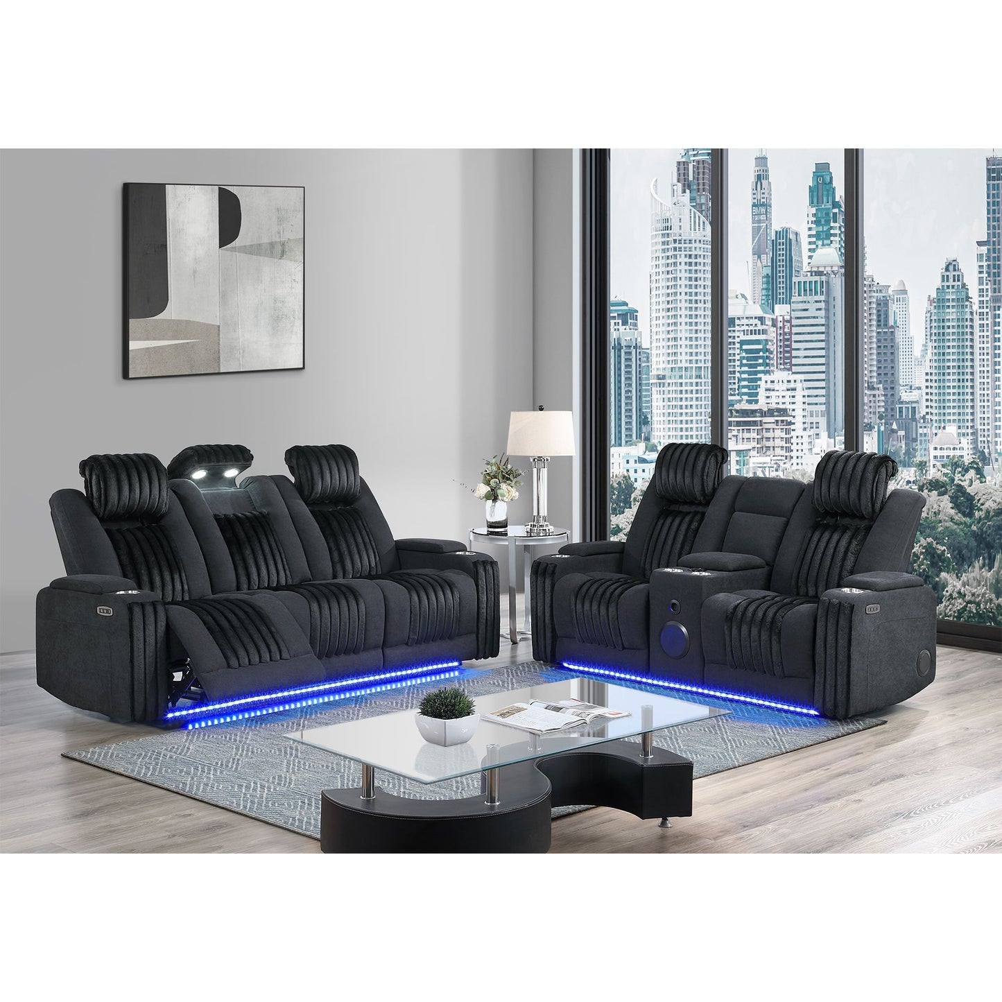 Duran - Power Reclining Set With Power Headrest