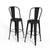 Black / 16.9"W x 16.9"D x 46.1"H