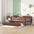 Dark Brown / Twin / 2 Drawers