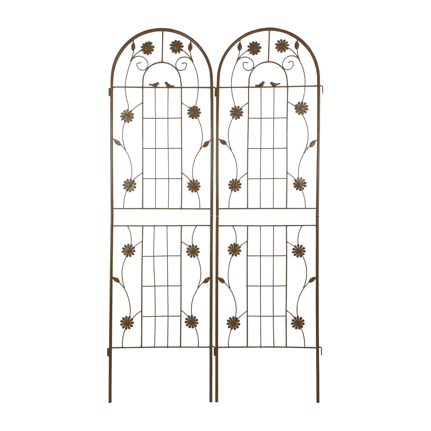 Metal Garden Trellis Rustproof Trellis For Climbing Plant Outdoor Flower Support