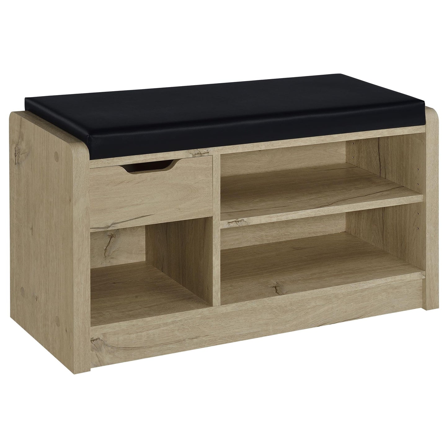 Astor - Open Shelf Storage Bench