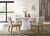 White / 5 Pc. Table, 4 Chairs