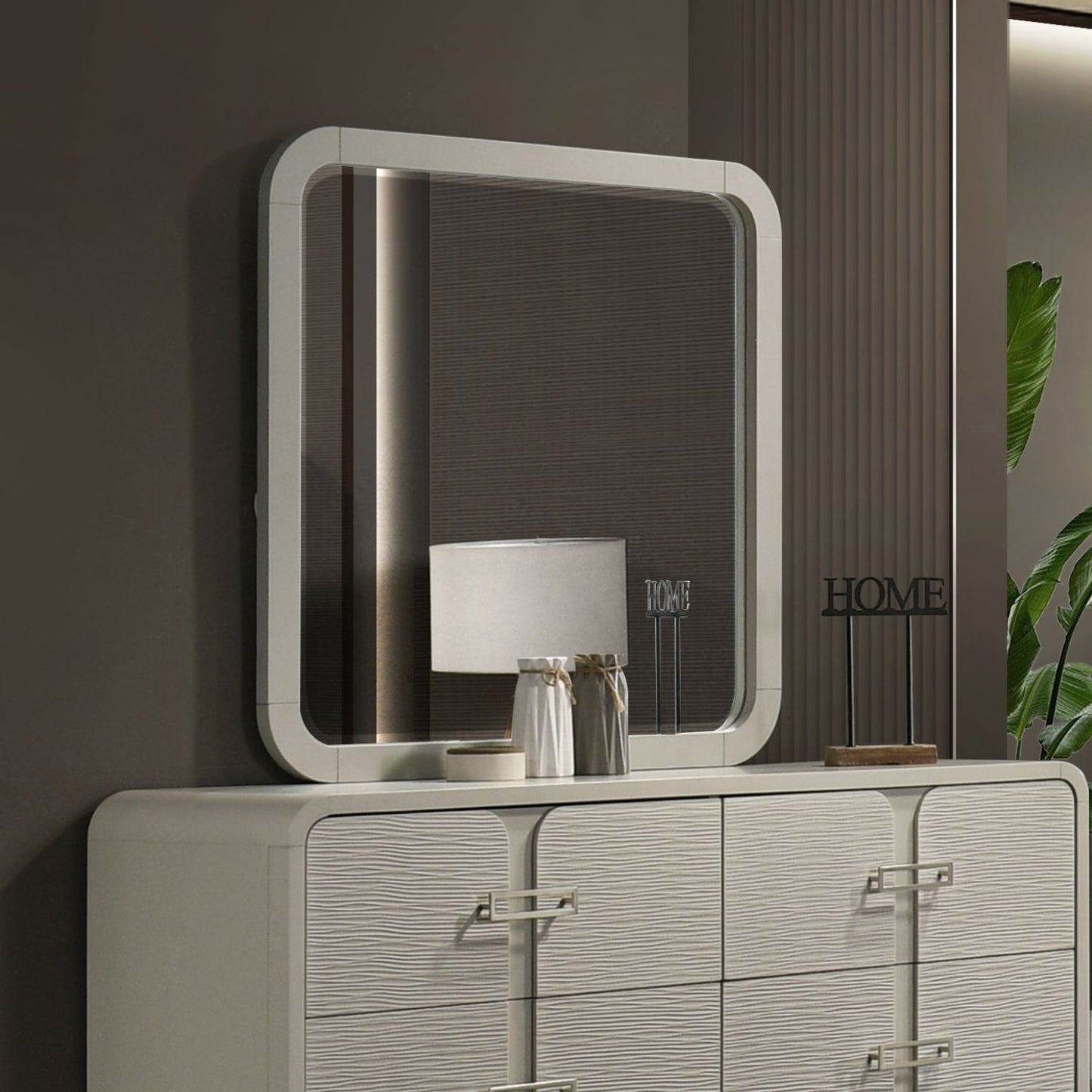 Aria - Mirror - Beige