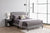 Dark Gray / Faux Leather / Queen