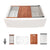White / 33"W x 21"D x 10"H