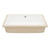 White / 18"W x 12"D x 8.25"H