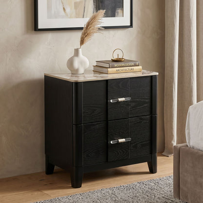 Opel - Nightstand - Black