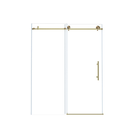 Frameless Shower Door, Smooth Sliding Tracks