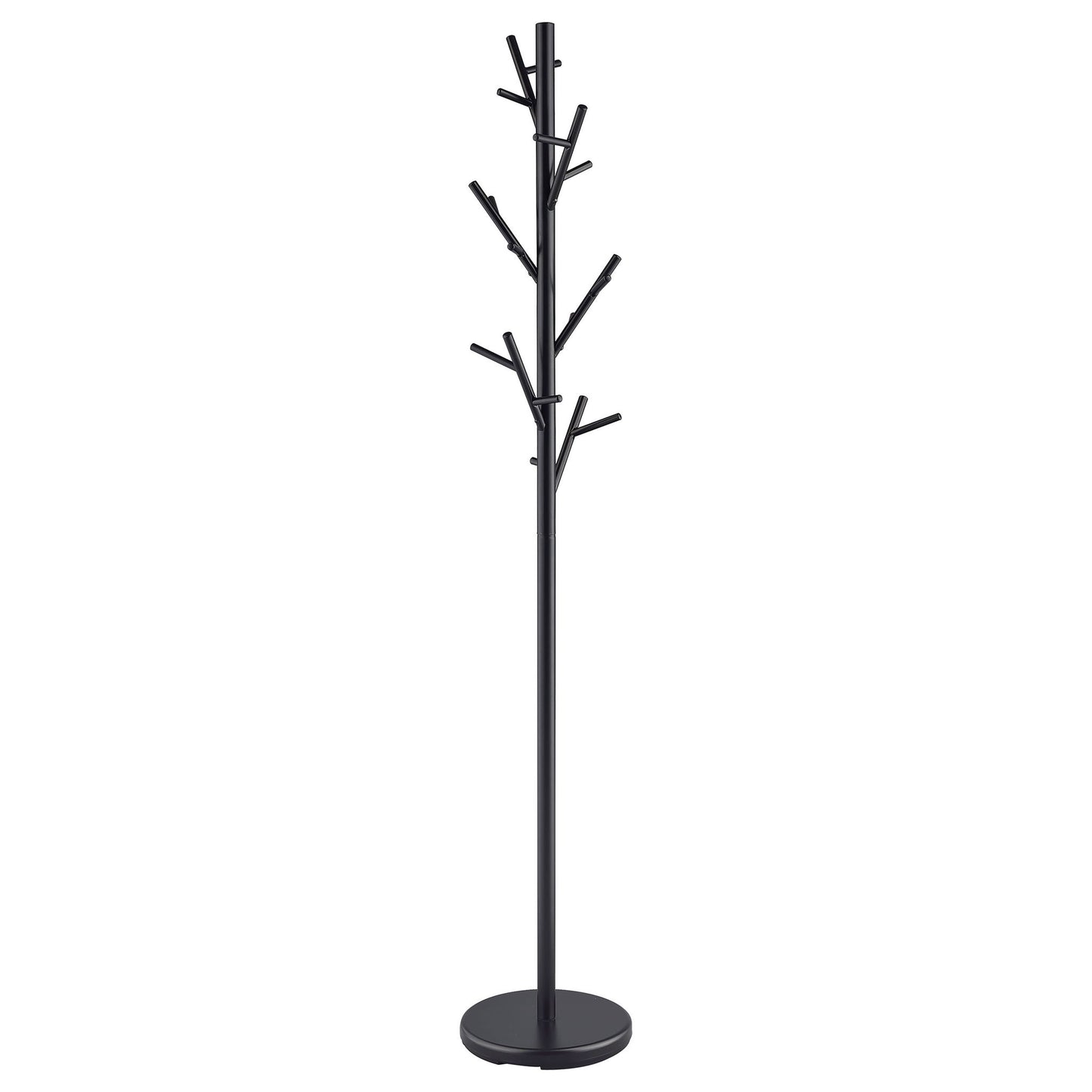 Tree Branch Coat Rack With 18 Hooks - Black