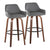 Dark Gray / Faux Leather