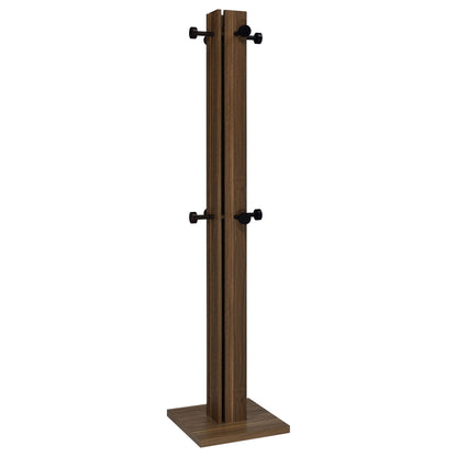 Rawlins - Coat Rack With 8 Hooks - Walnut