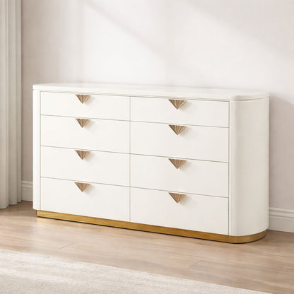 La Pierre - 6 Drawer Dresser - Beige