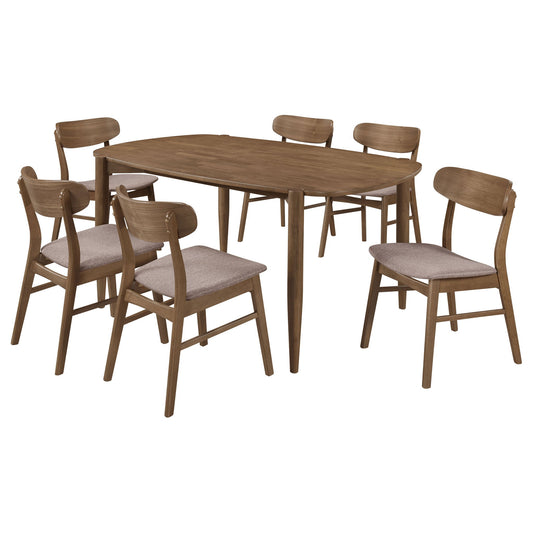 Whisten - 7 Piece Dining Set - Walnut