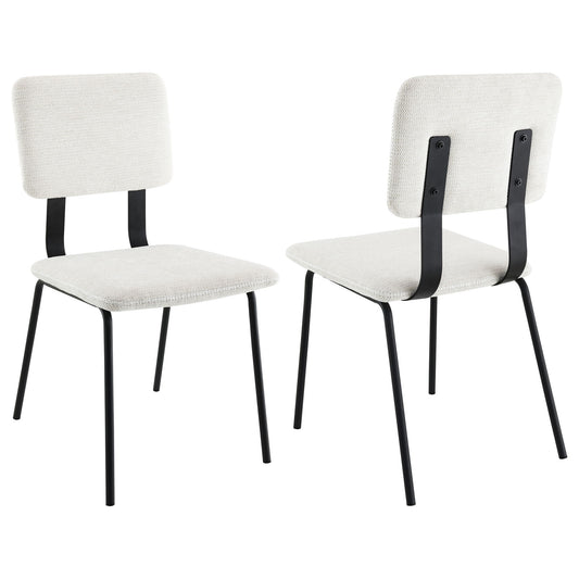 Bixby - Upholstered Dining Side Chair (Set of 2) - White