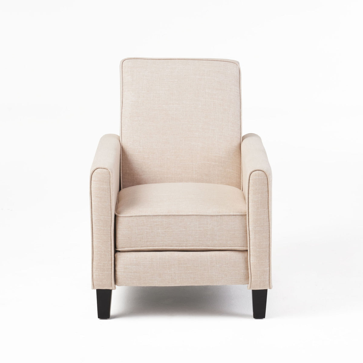 Upholstered Push Back Recliner Chair For Living Room