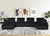 Black / 6 Pc. Sectional
