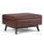 Light Brown / 34.25"W x 26.4"D x 18.1"H / Faux Leather