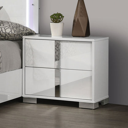 Nightstand With Vertical Handles