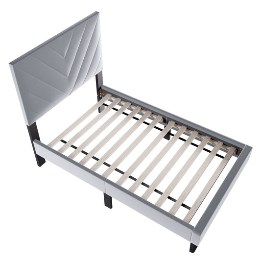 Bed Set With Adjustable Headboard