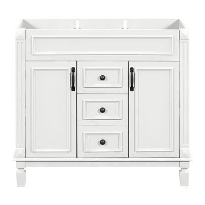 Bathroom Vanity Cabinet With 2 Soft Closing Doors And 2 Drawers