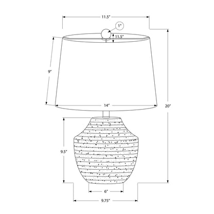 Modern Lighting, Table Lamp, Concrete - Cream