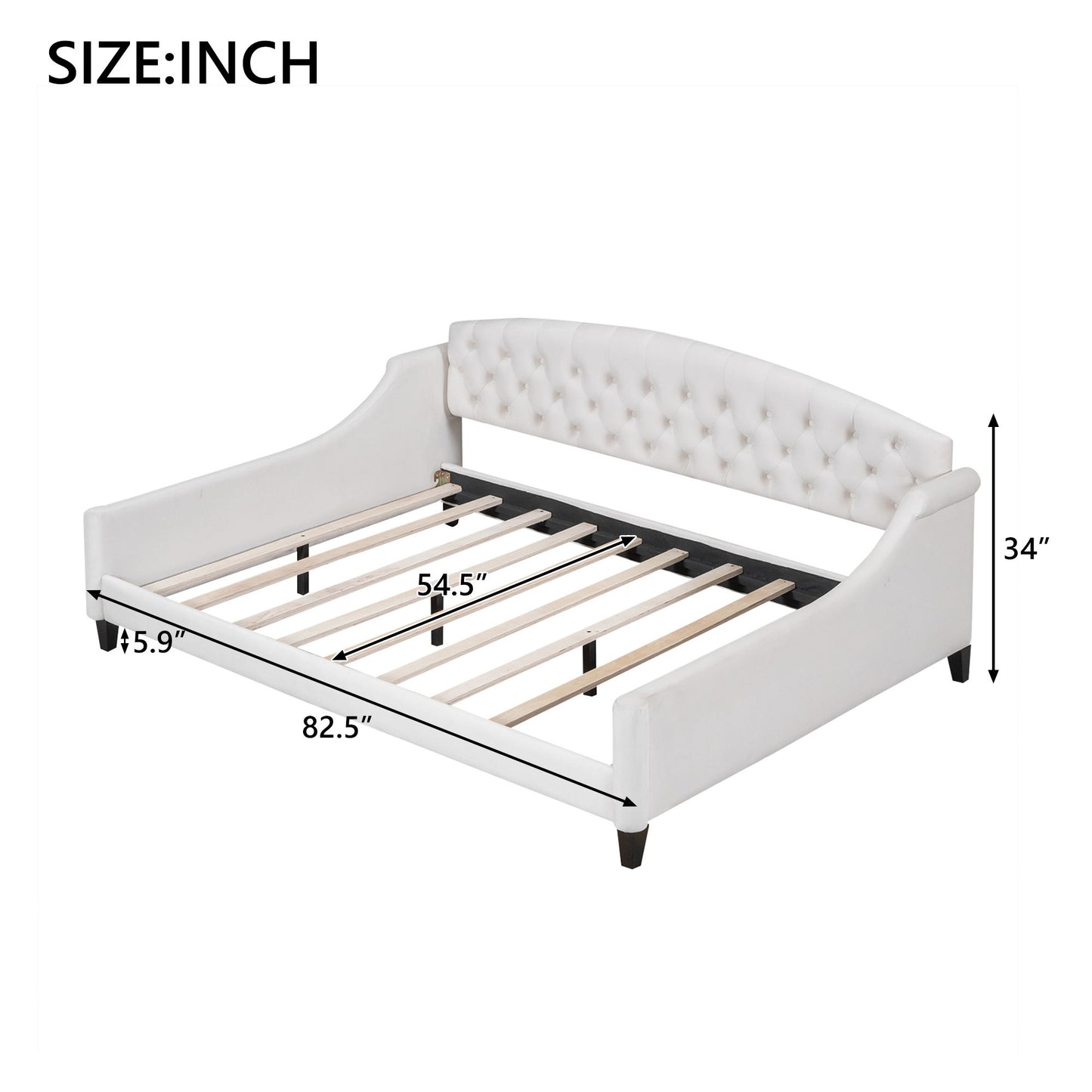 Modern Tufted Button Daybed