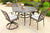 Gray / 5 Pc. Table, 2 Chairs, 2 Swivel Chairs