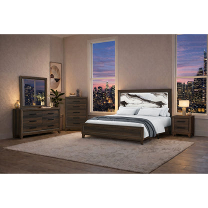 Harry - Nightstand With 2 Drawers - Brown