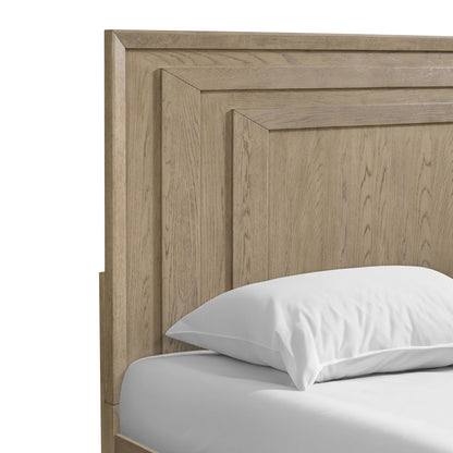 King Panel Bed - Brown