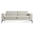 New Standard 78" Sofa, Maharam Mode in Clavicle w/ Black Leg